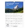 Naturzauber Calendrier suisse 2026 format A3 pour paysage nature