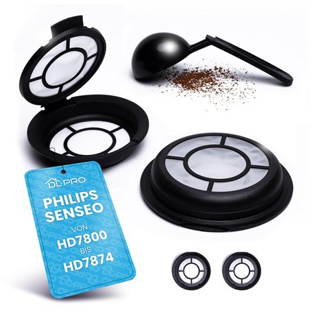 DL-pro Lot de 2 dosettes de café rechargeables