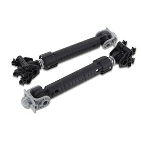 DL-pro Lot de 2 amortisseurs pour Bauknecht Whirlpool 481246648088 Suspa 120N 06230027 Indesit C00313104 Amortisseur de vibratio