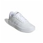 Chaussures de sport pour femme Adidas Court Platform Blanc