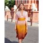 Burda style Patron de couture pour femme #5724 Robe midi avec effet enveloppant et robe avec ceinture Taille 36-48