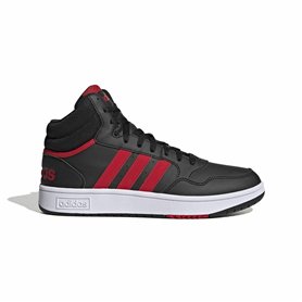 Chaussures casual homme Adidas Hoops 3.0 Mid Noir