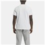 T-shirt à manches courtes homme Reebok Identity Big Stacked Logo Blanc
