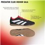 Chaussures de Futsal pour Adultes Adidas Sala Predator Club In Noir