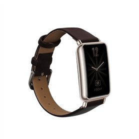 kwmobile Bracelet Compatible avec Huawei Watch Fit Mini - Bracelet de Rechange en Cuir Véritable pour Fitness Tracker