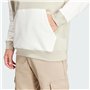 adidas Homme Essentials Fleece Big Logo Hoodie, Putty Grey/Off White, M
