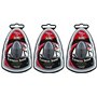 By 24x7 Kiwi Express Lot de 3 cires à chaussures en éponge Noir
