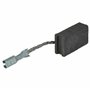 vhbw 2x balais de charbon 6 x 10 x 17 mm compatible avec Bosch GWS 19-125 CI 3601G9N000 outil électrique