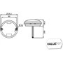 HELLA Valuefit 2Ba 357 028-021 Feu Clignotant - Led - 24/12V - Montage En Saillie/Vissé - Fiche: Extrémités De Câble Ouvertes - 