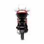 Pot d'échappement arrière LeoVince SLIP-ON SBK NERO, acier inoxydable noir, bouchon en carbone, avec convertisseur catalytique, 