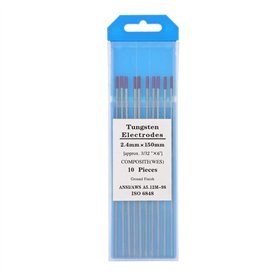 VIFER Electrode de Tungstène Tig 10 pcs TIG Électrodes De Tungstène 2.4 150mm Soudage Tig Électrodes Composites De Tungstène Tig