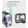 Boitier ATX Boîtier De Jeu, Boîtier De Jeu PC Moyenne Tour ATX/M-ATX/ITX - Port E/S Avant USB 3.0 - Panneau Latéral en Verre Tre