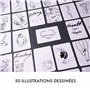 Demandu (Version FRANÇAISE Jeu de Cartes pour de Bonnes Conversations | Motifs artistiques | Jeu pour Couples, Amis & Famille | 