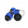 Hangton HE21 Connecteur d'alimentation 7 broches étanche pour l'aviation câble circulaire et prise de montage sur panneau pour L