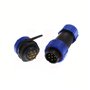 Hangton HE21 Connecteur d'alimentation 7 broches étanche pour l'aviation câble circulaire et prise de montage sur panneau pour L