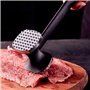 ZMREN Attendrisseur de Viande en Acier Inoxydable, Marteau à Viande Double Face pour Steak, Poulet, Porc, Lave-Vaisselle