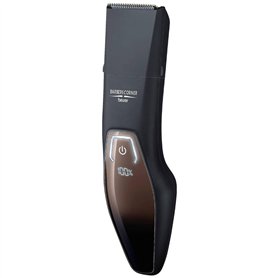 Beurer HR 4000 Tondeuse à barbe | 4 embouts pour la coupe et le rasage | Lame en acier inoxydable revêtue de titane | Batterie L