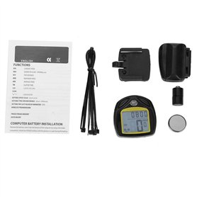 Ordinateur de vélo Compteur kilométrique de vélo Compteur de Vitesse de vélo en Plein air Vélo étanche Chronomètre Accessoire d'