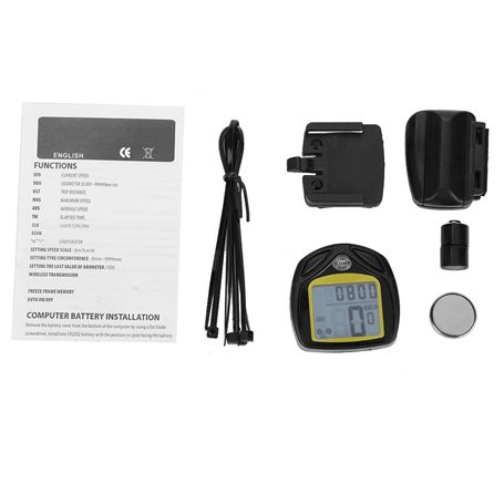 Ordinateur de vélo Compteur kilométrique de vélo Compteur de Vitesse de vélo en Plein air Vélo étanche Chronomètre Accessoire d'
