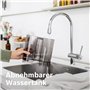 Bosch Styline TKA8A054 Cafetière filtre en acier inoxydable 1,1 l pour 8 à 12 tasses, réservoir d'eau amovible, système anti-gou