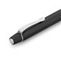 Kaweco Stylo à bille original Black Chrome I Stylo à bille exclusif avec mine agréable et étui en tôle élégant I Stylo de luxe a