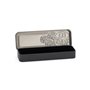 Kaweco Stylo à bille original Black Chrome I Stylo à bille exclusif avec mine agréable et étui en tôle élégant I Stylo de luxe a