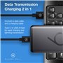 Wicked Chili Câble de Charge USB C Compatible avec Logitech MX Master 3, MX Vertical Advanced, Keys Plus, Craft - Clavier, Souri