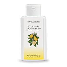 Sanct Bernhard Lait corporel au citron avec des facteurs d'hydratation naturels 250 ml