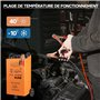 WilTec Chargeur de Batterie Boost 430 – 12 V et 24 V – Chargement de Moto Voiture Auto Véhicule Chantier – Chargement Rapide, Ch