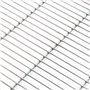 Wiltec Grille de barbecue Carrée en Acier fin 60 x 40 cm Barbecue boule et Barbecue rond Grillade Terrasse Jardin Plancha Viande