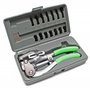 Pince emporte pièces Découpe pour carrosserie Coffret de 16pcs. Estampage Perforation de tôle