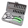 Pince emporte pièces Découpe pour carrosserie Coffret de 16pcs. Estampage Perforation de tôle