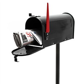 Wiltec Kit Boîte aux Lettres américaine et Pied de Support