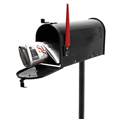 Wiltec Kit Boîte aux Lettres américaine et Pied de Support