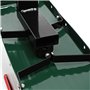 Wiltec Kit Boîte aux lettres américaine et support mural, 180 x 220 x 480 mm, Couleur noire, Acier galvanisé, Boîte postale US M