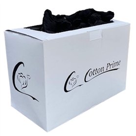VCA Boîte de 100 chaussettes d'essayage - 20 deniers - unisexe - noir - taille unique