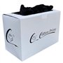 VCA Boîte de 100 chaussettes d'essayage - 20 deniers - unisexe - noir - taille unique