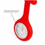 Pulox Montre infirmière avec échelle de pouls, Set de 1x Montre à Quartz et 6X Housses hygiéniques en Silicone + 6 épingles