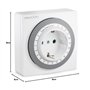 deleyCON Mécanique Minuteur Interrupteur Horaire Minuteur Timer manuellement réglable Via la Platine 96 Circuits Intérieur 3500W