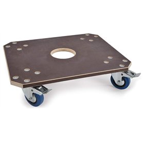 Chariot à roulettes de 450 kg | Aide au transport pour charges lourdes de haute qualité | Support roulant de 60 x 50 cm | Chario