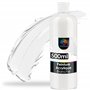 OfficeTree Peintures acryliques blanc 500 ml - Peintures acryliques à base d’eau blanc - Couleurs acryliques blanc pour peintres