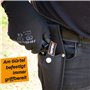 Hinrichs Secateur de Jardin en set - Cisailles à Haies avec Sac de Ceinture & Gants - Ciseaux pour Branches Racines Fleurs - Sec