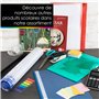OfficeTree 25x Protège Cahier A4 Multicolores - Couvre Cahier A4 - Protege Cahier A4 - Protege Cahier 21x29.7 avec Rabat - Couvr