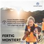 Pokal-Fabrik.de Lot de 10 médailles de volleyball en métal avec ruban et emblème pour adulte/enfant comme cadeau d'anniversaire 