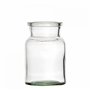 Lot de 6 pots à épices Mambocat - Volume de 150 ml - Pots en verre réutilisables avec bouchon en liège - Verre rond de qualité -