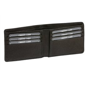 LEAS Porte-Cartes pour pièce d'identité et Porte-Cartes avec Compartiment pour Billets avec sécurisé Protection RFID Blocage