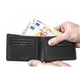 LEAS Porte-Cartes pour pièce d'identité et Porte-Cartes avec Compartiment pour Billets avec sécurisé Protection RFID Blocage, Cu