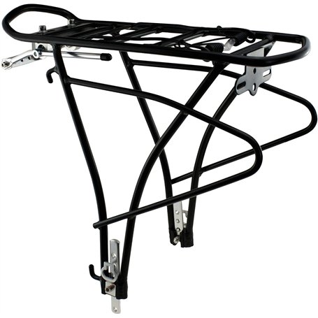 Schoberg Bicycle Pannier Rack Rear Aluminium | Adjustable for 24
