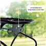 Schoberg Bicycle Pannier Rack Rear Aluminium | Adjustable for 24, 26, 28 Men and Women Bicycle Universal Mounting Set Black Char