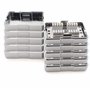 Boîte de connexion 361844 LSA+ extension de boîte de connexion réseau LSA+ assemblage CAT.6 5 pièces argent